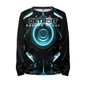 Детский лонгслив 3D с принтом Detroit become human в городе Новоалтайск, 100% полиэстер | длинные рукава, круглый вырез горловины, полуприлегающий силуэт
 | 2038 | become | connor | dbh | human | kara | андроид | девиант | детройт | кара | квест | коннор | маркус