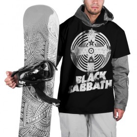 Накидка на куртку 3D с принтом Black Sabbath в городе Новоалтайск, 100% полиэстер |  | black sabbath | hard rock | heavy metal | блэк сабат | группы | метал | музыка | оззи осборн | рок | хард рок | хэви метал