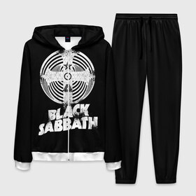 Мужской костюм 3D с принтом Black Sabbath в городе Новоалтайск, 100% полиэстер | Манжеты и пояс оформлены тканевой резинкой, двухслойный капюшон со шнурком для регулировки, карманы спереди | black sabbath | hard rock | heavy metal | блэк сабат | группы | метал | музыка | оззи осборн | рок | хард рок | хэви метал