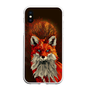 Чехол для iPhone XS Max матовый с принтом Лисичка и яркая луна в городе Новоалтайск, Силикон | Область печати: задняя сторона чехла, без боковых панелей | Тематика изображения на принте: fox | geometry | polygonal | геометрия | животные | краски | лис | лиса | лисенок | многоугольник | ночь | огненная | осень | полигональный | полнолуние | радуга | рыжая | фыр фыр | фырфырка | цвет