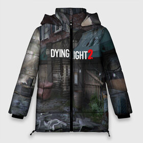 Женская зимняя куртка 3D с принтом DyingLight2 в городе Новоалтайск, верх — 100% полиэстер; подкладка — 100% полиэстер; утеплитель — 100% полиэстер | длина ниже бедра, силуэт Оверсайз. Есть воротник-стойка, отстегивающийся капюшон и ветрозащитная планка. 

Боковые карманы с листочкой на кнопках и внутренний карман на молнии | Тематика изображения на принте: baggie | dying light | game | good night good luck | survival horror | techland | the following | zombie | багги | зараженные | зомби | игры