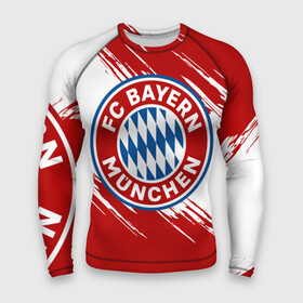Мужской рашгард 3D с принтом Бавария в городе Новоалтайск,  |  | bayern | fc bayern munchen | fcb | бавария | бундеслига | германия | мюнхенская бавария | форма | футбол | футболист | футбольная | футбольный клуб | футбольный клуб бавария мюнхен