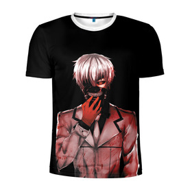 Мужская футболка 3D спортивная с принтом Tokyo Ghoul в городе Новоалтайск, 100% полиэстер с улучшенными характеристиками | приталенный силуэт, круглая горловина, широкие плечи, сужается к линии бедра | Тематика изображения на принте: anime | manga | tokyo ghoul | аниме | котаро амон | кэн канэки | манга | ризе камиширо | тока киришима | токийский гуль