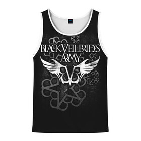 Мужская майка 3D с принтом Black Veil Brides в городе Новоалтайск, 100% полиэстер | круглая горловина, приталенный силуэт, длина до линии бедра. Пройма и горловина окантованы тонкой бейкой | black veil brides | heavy matal | metal | post hardcore | группы | метал | музыка | рок | хэви метал | эмо