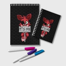 Блокнот с принтом Foxy в городе Новоалтайск, 100% бумага | 48 листов, плотность листов — 60 г/м2, плотность картонной обложки — 250 г/м2. Листы скреплены удобной пружинной спиралью. Цвет линий — светло-серый
 | five nights at freddys | foxy | аниматроники | игра | компьютерная игра | робот | фокси | фредди | чика