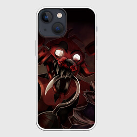 Чехол для iPhone 13 mini с принтом Five Nights At Freddys в городе Новоалтайск,  |  | five nights at freddys | foxy | аниматроники | игра | компьютерная игра | робот | фокси | фредди | чика