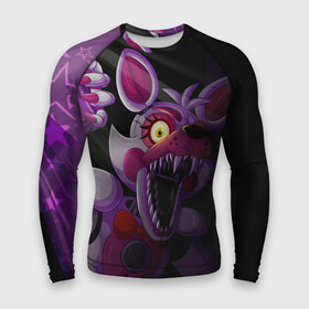 Мужской рашгард 3D с принтом Mangle в городе Новоалтайск,  |  | five nights at freddys | foxy | mangle | аниматроники | игра | компьютерная игра | мангл | робот | фокси | фредди | чика