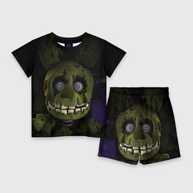 Детский костюм с шортами 3D с принтом Five Nights At Freddy s в городе Новоалтайск,  |  | five nights at freddys | foxy | аниматроники | игра | компьютерная игра | робот | фокси | фредди | чика
