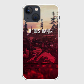 Чехол для iPhone 13 mini с принтом Life is Strange в городе Новоалтайск,  |  | caulfield | chloe price | game | kate marsh | life | life is strange | life is strange: before the storm | max | strange | две луны | игры | кейт марш | колфилд | макс | подростки | студенты