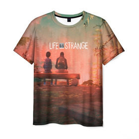 Мужская футболка 3D с принтом Life is Strange в городе Новоалтайск, 100% полиэфир | прямой крой, круглый вырез горловины, длина до линии бедер | caulfield | chloe price | game | kate marsh | life | life is strange | life is strange: before the storm | max | strange | две луны | игры | кейт марш | колфилд | макс | подростки | студенты