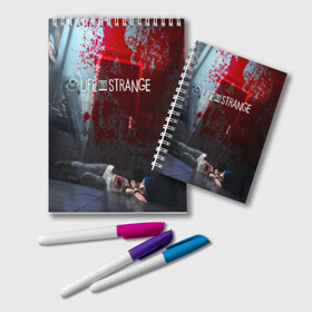 Блокнот с принтом Life is Strange в городе Новоалтайск, 100% бумага | 48 листов, плотность листов — 60 г/м2, плотность картонной обложки — 250 г/м2. Листы скреплены удобной пружинной спиралью. Цвет линий — светло-серый
 | caulfield | chloe price | game | kate marsh | life | life is strange | life is strange: before the storm | max | strange | две луны | игры | кейт марш | колфилд | макс | подростки | студенты