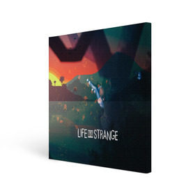 Холст квадратный с принтом Life is Strange в городе Новоалтайск, 100% ПВХ |  | caulfield | chloe price | game | kate marsh | life | life is strange | life is strange: before the storm | max | strange | две луны | игры | кейт марш | колфилд | макс | подростки | студенты