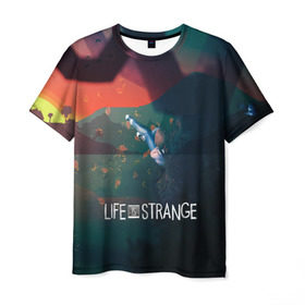 Мужская футболка 3D с принтом Life is Strange в городе Новоалтайск, 100% полиэфир | прямой крой, круглый вырез горловины, длина до линии бедер | caulfield | chloe price | game | kate marsh | life | life is strange | life is strange: before the storm | max | strange | две луны | игры | кейт марш | колфилд | макс | подростки | студенты