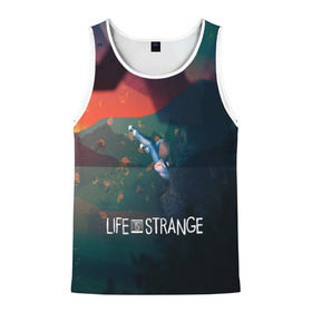 Мужская майка 3D с принтом Life is Strange в городе Новоалтайск, 100% полиэстер | круглая горловина, приталенный силуэт, длина до линии бедра. Пройма и горловина окантованы тонкой бейкой | caulfield | chloe price | game | kate marsh | life | life is strange | life is strange: before the storm | max | strange | две луны | игры | кейт марш | колфилд | макс | подростки | студенты