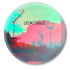 Значок с принтом Life is Strange в городе Новоалтайск,  металл | круглая форма, металлическая застежка в виде булавки | caulfield | chloe price | game | kate marsh | life | life is strange | life is strange: before the storm | max | strange | две луны | игры | кейт марш | колфилд | макс | подростки | студенты