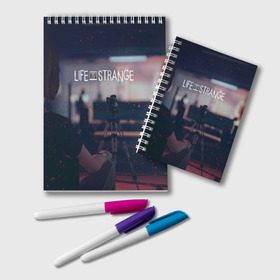 Блокнот с принтом Life is Strange в городе Новоалтайск, 100% бумага | 48 листов, плотность листов — 60 г/м2, плотность картонной обложки — 250 г/м2. Листы скреплены удобной пружинной спиралью. Цвет линий — светло-серый
 | caulfield | chloe price | game | kate marsh | life | life is strange | life is strange: before the storm | max | strange | две луны | игры | кейт марш | колфилд | макс | подростки | студенты