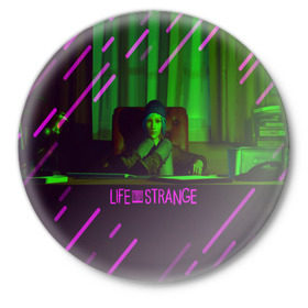 Значок с принтом Life is strange в городе Новоалтайск,  металл | круглая форма, металлическая застежка в виде булавки | caulfield | chloe price | game | kate marsh | life | life is strange | life is strange: before the storm | max | strange | две луны | игры | кейт марш | колфилд | макс | подростки | студенты