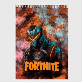 Скетчбук с принтом Fortnite Omega в городе Новоалтайск, 100% бумага
 | 48 листов, плотность листов — 100 г/м2, плотность картонной обложки — 250 г/м2. Листы скреплены сверху удобной пружинной спиралью | battle | epic | fortnite | games | lama | omega | royale | save | soldier | world | битва | королевская | лама | омега | солдат | фортнайт