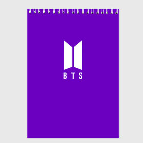 Скетчбук с принтом BTS PURPLE в городе Новоалтайск, 100% бумага
 | 48 листов, плотность листов — 100 г/м2, плотность картонной обложки — 250 г/м2. Листы скреплены сверху удобной пружинной спиралью | bangtan boys | bt21 | bts | bts army | bts stickers | j hope | jimin | jin | jungkook | k pop | purple | rap monster | rapmon | suga | v | бтс | корея | пурпурный | стикеры bts | фиолетовый