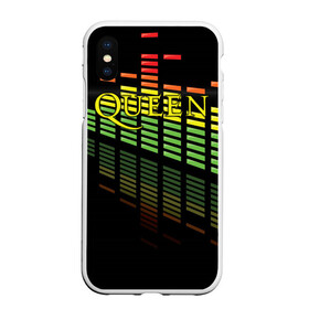 Чехол для iPhone XS Max матовый с принтом Queen в городе Новоалтайск, Силикон | Область печати: задняя сторона чехла, без боковых панелей | Тематика изображения на принте: queen | брайан мэи | британская | группа | джон дикон | королева | роджер тейлор | рок | фредди меркьюри