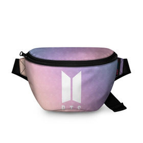 Поясная сумка 3D с принтом BTS LY в городе Новоалтайск, 100% полиэстер | плотная ткань, ремень с регулируемой длиной, внутри несколько карманов для мелочей, основное отделение и карман с обратной стороны сумки застегиваются на молнию | bangtan boys | bt21 | bts | bts army | bts stickers | j hope | jimin | jin | jungkook | k pop | rap monster | rapmon | suga | v | бтс | корея | стикеры bts