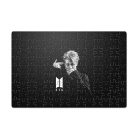 Пазл магнитный 126 элементов с принтом BTS RAP MONSTER | БТС в городе Новоалтайск, полимерный материал с магнитным слоем | 126 деталей, размер изделия —  180*270 мм | bangtan boys | bt21 | bts | bts army | bts stickers | j hope | jimin | jin | jungkook | k pop | rap monster | rapmon | suga | v | бтс | корея | стикеры bts