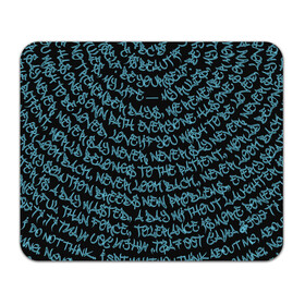 Коврик для мышки прямоугольный с принтом Каллиграфити в городе Новоалтайск, натуральный каучук | размер 230 х 185 мм; запечатка лицевой стороны | арт | буквы | граффити | каллиграфия | лампас | неон | покрас | слова | стритарт | текст | улица