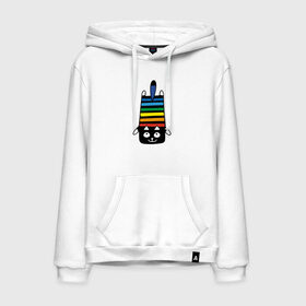 Мужская толстовка хлопок с принтом Rainbow cat в городе Новоалтайск, френч-терри, мягкий теплый начес внутри (100% хлопок) | карман-кенгуру, эластичные манжеты и нижняя кромка, капюшон с подкладом и шнурком | black | cat | cool | creative | dark | design | halloween | hype | kitten | rainbow | vanguard | авангард | дизайн | кот | котенок | кошка | креатив | круто | радуга | темный | хайп | хэллоуин | черный