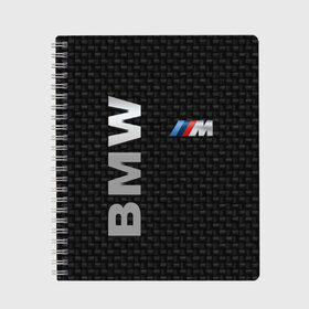 Тетрадь с принтом BMW в городе Новоалтайск, 100% бумага | 48 листов, плотность листов — 60 г/м2, плотность картонной обложки — 250 г/м2. Листы скреплены сбоку удобной пружинной спиралью. Уголки страниц и обложки скругленные. Цвет линий — светло-серый
 | bmw | авто | автомобиль | бмв | логотип | машина | надпись | текстура