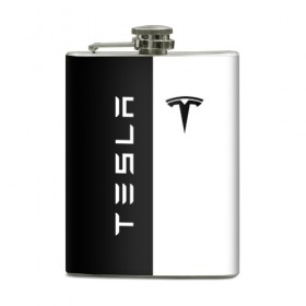 Фляга с принтом TESLA в городе Новоалтайск, металлический корпус | емкость 0,22 л, размер 125 х 94 мм. Виниловая наклейка запечатывается полностью | Тематика изображения на принте: car | elon | motors | musk | tesla | авто | автомобиль | илон | кар | лого | маск | машина | моторс | тесла | тэсла