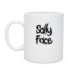 Кружка с принтом SALLY FACE в городе Новоалтайск, керамика | объем — 330 мл, диаметр — 80 мм. Принт наносится на бока кружки, можно сделать два разных изображения | Тематика изображения на принте: face | game | horror | sally | sally face | игра | мальчик с протезом | салли | салли фейс | ужасы
