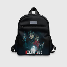 Детский рюкзак 3D с принтом Resident Evil 2 в городе Новоалтайск, 100% полиэстер | лямки с регулируемой длиной, сверху петелька, чтобы рюкзак можно было повесить на вешалку. Основное отделение закрывается на молнию, как и внешний карман. Внутри дополнительный карман. По бокам два дополнительных кармашка | 2 | biohazard | claire | evil | horror | raccoon | resident | survival | t virus | t вирус | выживание | зла | кеннеди | клэр | леон | обитель | раккун | редфилд | скотт | ужас