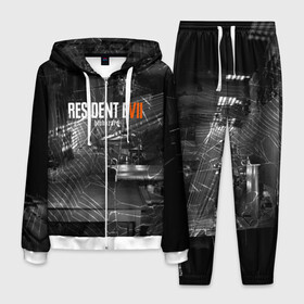 Мужской костюм 3D с принтом RESIDENT EVIL 7 в городе Новоалтайск, 100% полиэстер | Манжеты и пояс оформлены тканевой резинкой, двухслойный капюшон со шнурком для регулировки, карманы спереди | Тематика изображения на принте: biohazard | biohazard 7 | crocodile | fang | game | hand | monster | new umbrella | resident evil | resident evil 7 | umbrella | umbrella corp | umbrella corporation | zombie