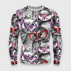 Мужской рашгард 3D с принтом Совы в городе Новоалтайск,  |  | birds | li | night | owls | predators | red | белый | взгляд | горошек | графика | картинка | красивый | красный | крутой | лучший | мода | модный | молодёжная | ночные | очки | птицы | рисунок | розовый | сила | сиреневый