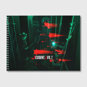 Альбом для рисования с принтом RESIDENT EVIL 2 в городе Новоалтайск, 100% бумага
 | матовая бумага, плотность 200 мг. | biohazard | biohazard 7 | crocodile | fang | game | hand | monster | new umbrella | resident evil | resident evil 7 | umbrella | umbrella corp | umbrella corporation | zombie