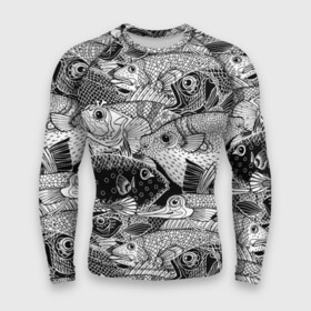 Мужской рашгард 3D с принтом Рыбы в городе Новоалтайск,  |  | beautiful | best | cool | depth | fashio | fish | graphics | pattern | picture | trendy | underwater | water | world | youth | белый | вода | глубина | графика | картинка | красивый | крутой | лучший | мир | мода | модный | молодёжная | подводный | рисуно