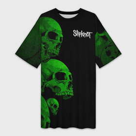 Платье-футболка 3D с принтом Slipknot в городе Новоалтайск,  |  | slipknot | грув | группа | джои джордисон | кори тейлор | метал | мик томсон | ню | петля | рок | слипкнот | удавка