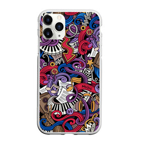 Чехол для iPhone 11 Pro матовый с принтом Music collage в городе Новоалтайск, Силикон |  | Тематика изображения на принте: collage | instruments | music | musical | not | волны | гитары | графика | звёзды | инструменты | искусство | картинка | клавиши | коллаж | колонки | крутой | лучший | микрофоны | мода | модный | молодёжная | музыка