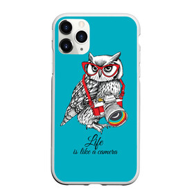 Чехол для iPhone 11 Pro Max матовый с принтом Life is like a camera в городе Новоалтайск, Силикон |  | Тематика изображения на принте: bird | camera | life | night | owl | predator | взгляд | графика | жёлтый | жизнь | искусство | камера | картинка | красный | крутой | лучший | мода | модный | молодёжная | ночной | очки | птица | радуга | рисунок | сова