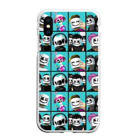 Чехол для iPhone XS Max матовый с принтом Marshmello в городе Новоалтайск, Силикон | Область печати: задняя сторона чехла, без боковых панелей | christopher | comstock | dj | dotcom | friends | marshmallow | marshmello | usa | диджей | друзья | комсток | крис | маршмэллоу | продюсер | сша