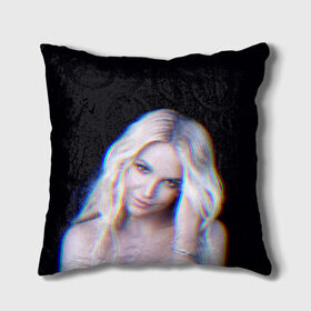 Подушка 3D с принтом Britney Glitch в городе Новоалтайск, наволочка – 100% полиэстер, наполнитель – холлофайбер (легкий наполнитель, не вызывает аллергию). | состоит из подушки и наволочки. Наволочка на молнии, легко снимается для стирки | britney | britneyspears | glitch | icon | jean | pop | princess | spears | usa | бритни | бритниспирс | глич | джин | поп | работа | спирс | сша