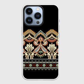 Чехол для iPhone 13 Pro с принтом Орнамент в городе Новоалтайск,  |  | Тематика изображения на принте: art | background | bright | color | creativity | flora | leaves | ornament | patterns | графика | искусство | картинка | красивый | крутой | листья | мода | модный | молодёжная | орнамент | рисунок | рукоделие | стиль | творчество | узоры 