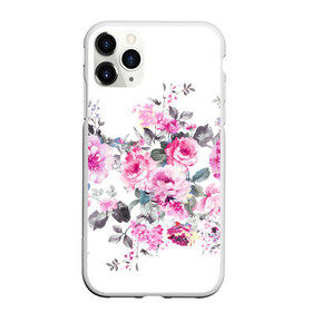 Чехол для iPhone 11 Pro Max матовый с принтом Розовые розы в городе Новоалтайск, Силикон |  | Тематика изображения на принте: bouquets | color | gray | leave | lowers | ornament | patterns | pink | roses | букеты | графика | искусство | картинка | красивый | крутой | листья | мода | модный | молодёжная | орнамент | рисунок | розовые | розы | рукоделие | серый