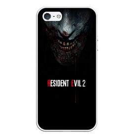 Чехол для iPhone 5/5S матовый с принтом Resident Evil 2 в городе Новоалтайск, Силикон | Область печати: задняя сторона чехла, без боковых панелей | biohazard | biohazard 7 | crocodile | fang | game | hand | monster | new umbrella | resident evil | resident evil 7 | umbrella | umbrella corp | umbrella corporation | zombie