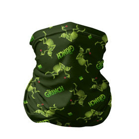 Бандана-труба 3D с принтом Grinch в городе Новоалтайск, 100% полиэстер, ткань с особыми свойствами — Activecool | плотность 150‒180 г/м2; хорошо тянется, но сохраняет форму | christmas | grinch | new | year | год | гринч | новый | рождество