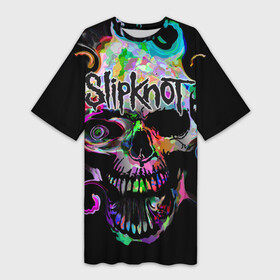 Платье-футболка 3D с принтом Slipknot в городе Новоалтайск,  |  | slipknot | грув | группа | джои джордисон | кори тейлор | метал | мик томсон | ню | петля | рок | слипкнот | удавка
