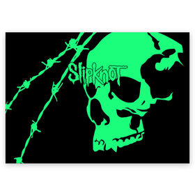 Поздравительная открытка с принтом Slipknot в городе Новоалтайск, 100% бумага | плотность бумаги 280 г/м2, матовая, на обратной стороне линовка и место для марки
 | Тематика изображения на принте: slipknot | грув | группа | джои джордисон | кори тейлор | метал | мик томсон | ню | петля | рок | слипкнот | удавка