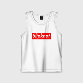 Детская майка хлопок с принтом Slipknot (supreme style) в городе Новоалтайск,  |  | streetwear | комбинезоны | маски | ню метал | петля | плашка | стритстайл | удавка | уличный