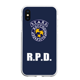 Чехол для iPhone XS Max матовый с принтом S T A R S RACCOON CITY в городе Новоалтайск, Силикон | Область печати: задняя сторона чехла, без боковых панелей | ada wong | biohazard | game | gamer | leon | logo | mistic | raccoon city | re2 | resident evil 2 | rpd | stars | umbrella | ада вонг | амбрелла | зомби | игра | мистика | ужасы
