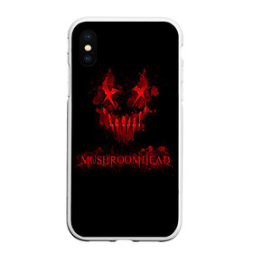 Чехол для iPhone XS Max матовый с принтом Mushroomhead в городе Новоалтайск, Силикон | Область печати: задняя сторона чехла, без боковых панелей | ac dc | disturbed | linkin park | lp | metal | metallica | mushroomhead | music | pop | rap | rock | slipknot | song | метал | музыка | рок